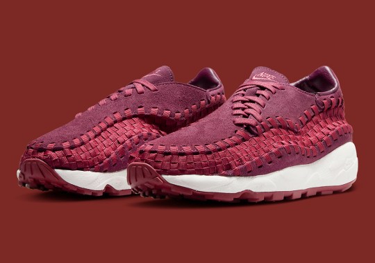 The Nike Air Footscape Woven Continues Its Moment With “Night Maroon”