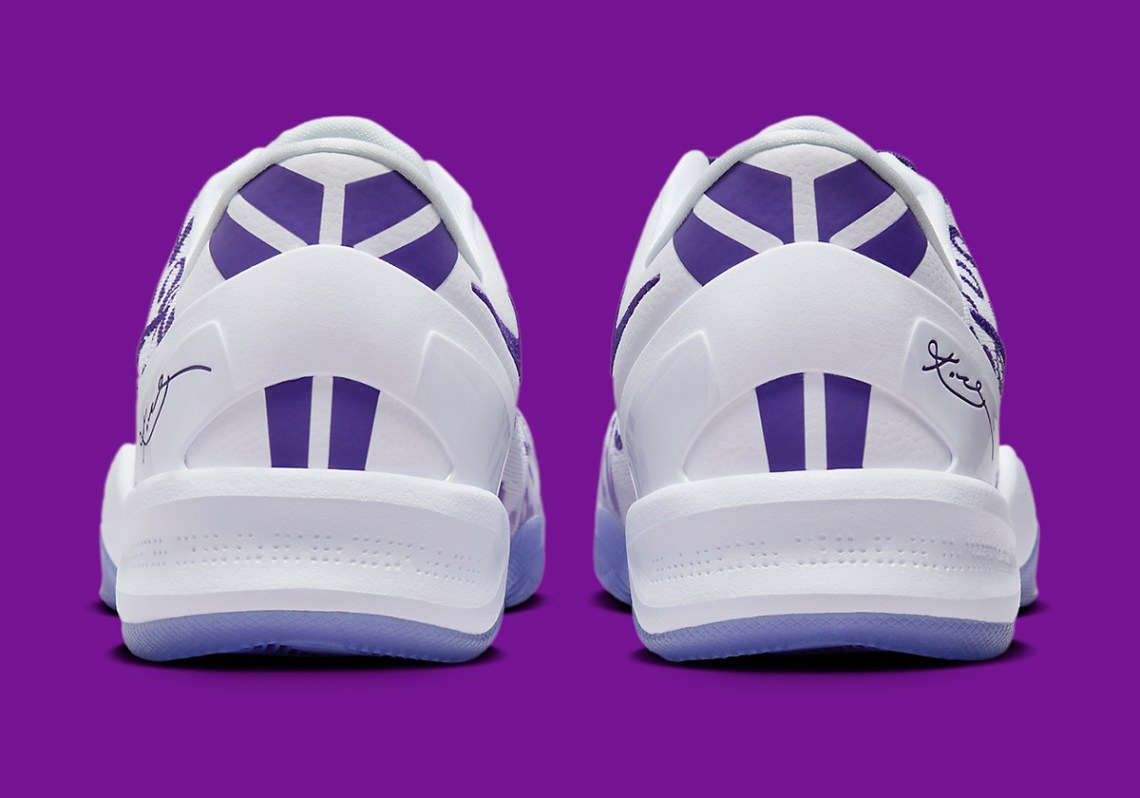 Nike Kobe 8 Protro White Court Purple Fq3549 100 Release Date 5