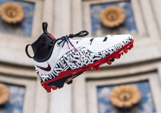 LeBron James Gifts The Ohio State Football Program With Nike LeBron 4 “Graffiti” PE Cleats