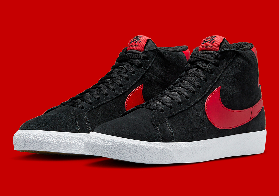 The Nike SB Blazer Mid Engages In Its Own "Bred" Interpretation