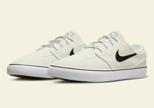 The Nike SB Janoski Resurfaces In A Simple Sail And Black Colorway