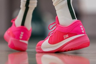 Giannis Antetokounmpo’s Nike Zoom Freak 5 PE Honors The Birth Of His Daughter Eva