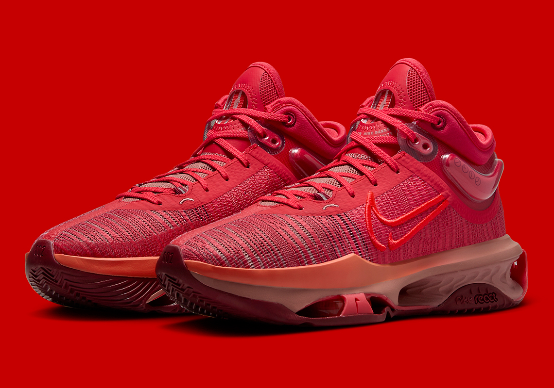 The Nike best Zoom G.T. Jump 2 Dresses Up In An All-Red Colorway