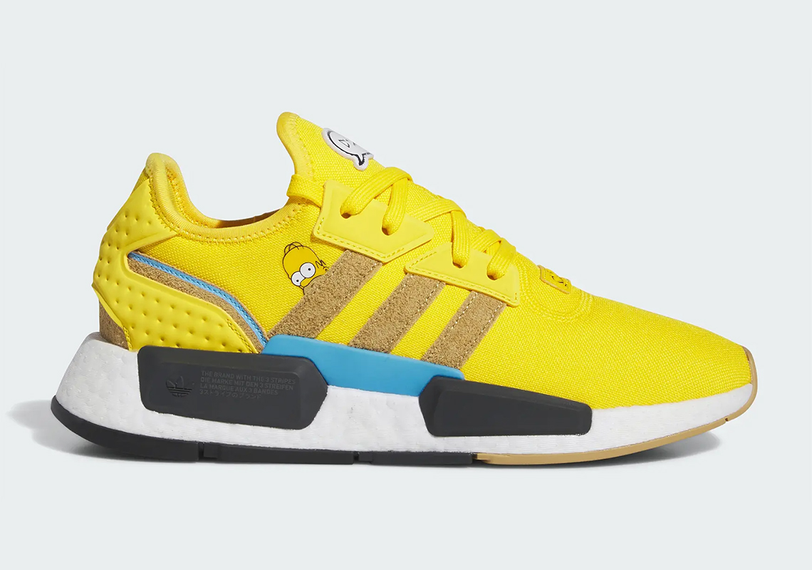the simpsons adidas nmd g1 homer simpson ie8468