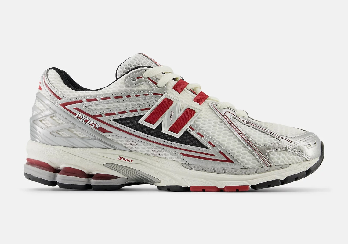 Candy Cane Colors Land On The New Balance 1906R "Silver Crimson" In Time For The Holidays
