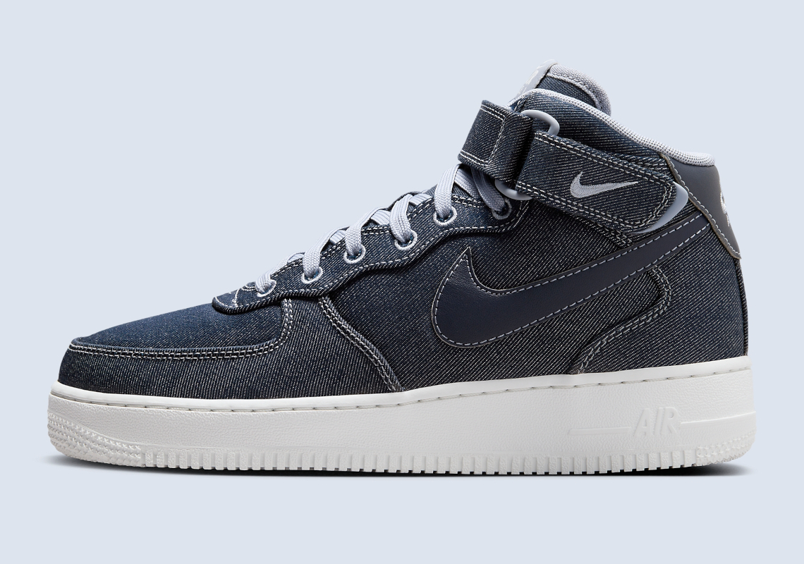Nike's Air Force 1 Mid Gets A Denim Makeover