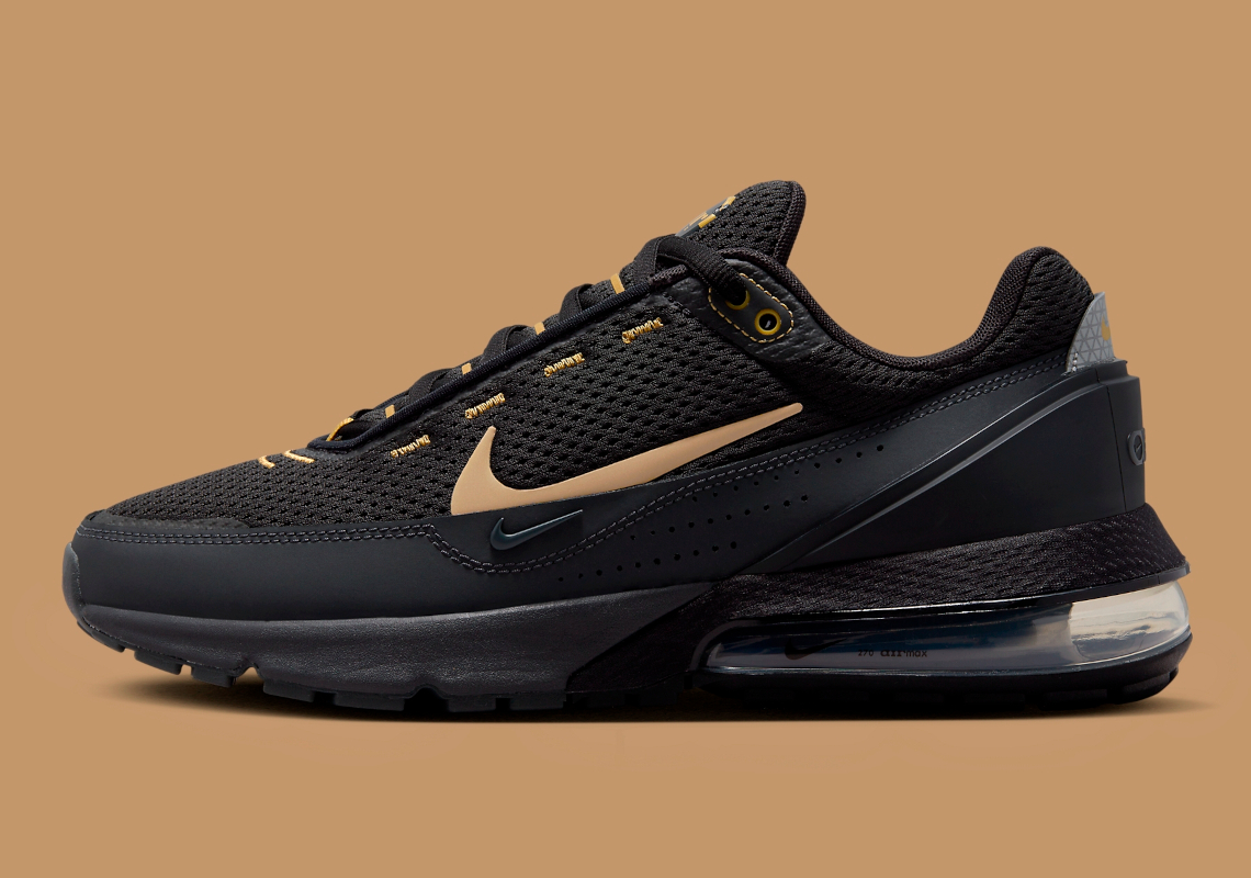 The Regal tongue Nike Air Max Pulse "Black/Flat Gold" Is Available Now