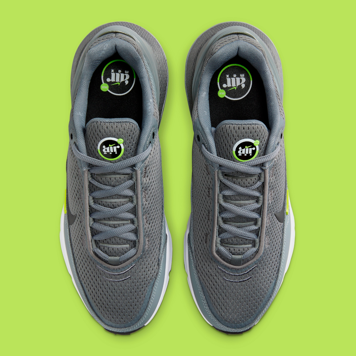 Nike Nike NSW Air Fleece Hoodie Smoke Grey Lime Fv6653 001 5