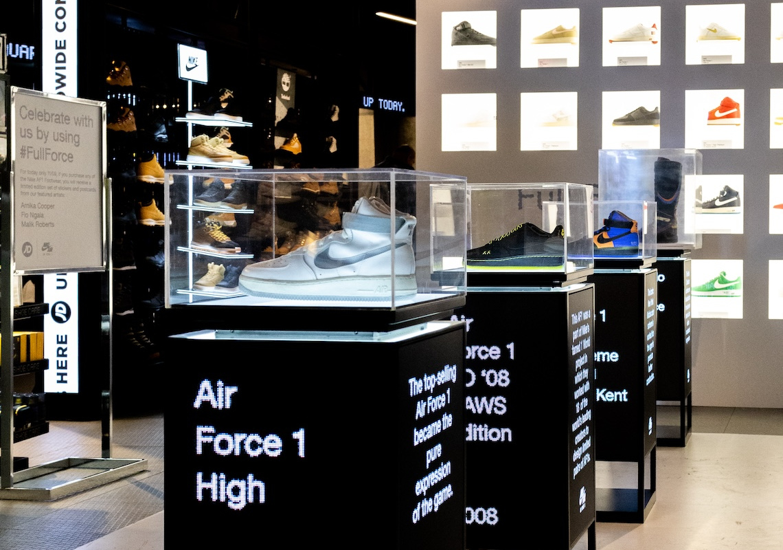 JD Sports Celebrates 40 Years Of The Nike Air Force 1 With "Full Force" Exhibit In New York City