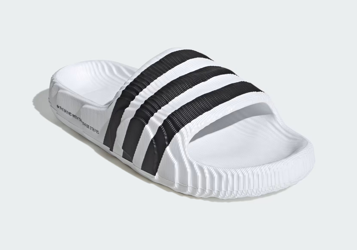 Adidas Adilette 22 Slides White Black If3668 3
