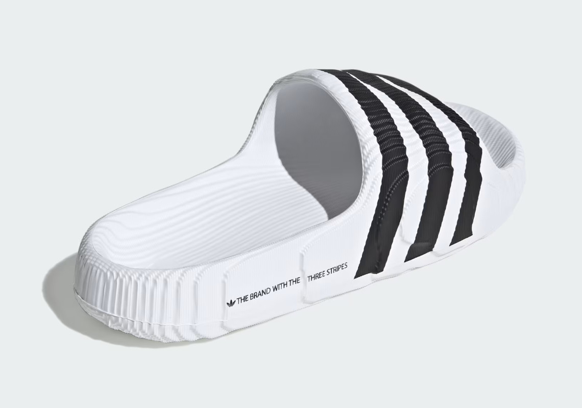 Adidas Adilette 22 Slides White Black If3668 4