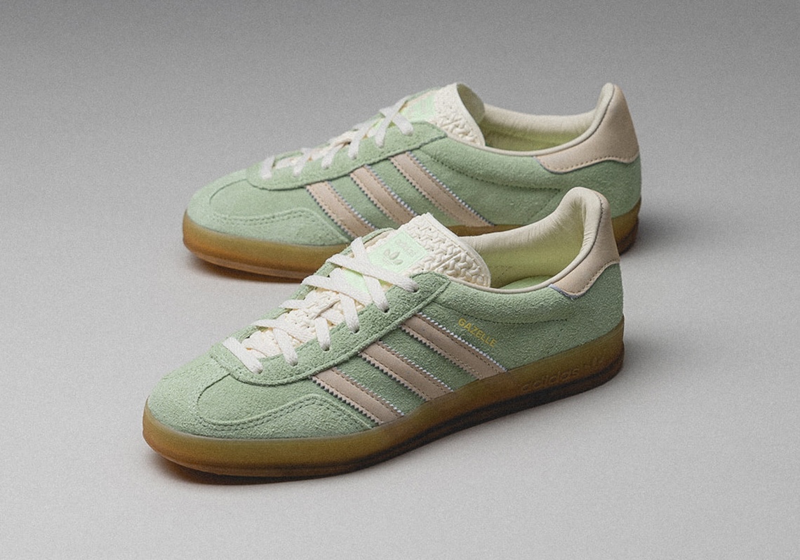 The adidas Gazelle Indoor “Green Spark” Brings Spring To Winter