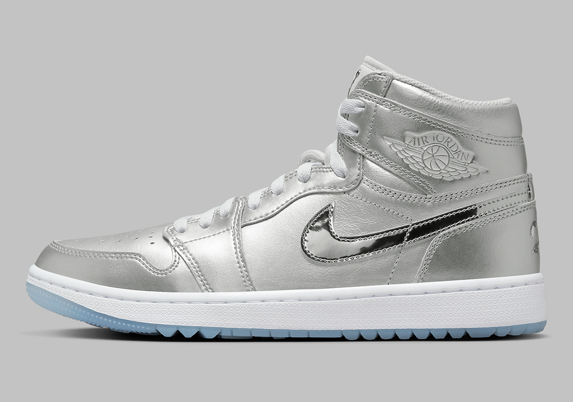 Air Welt jordan 1 High Golf Metallic Silver Chrome Gift Giving Fd6815 001 2