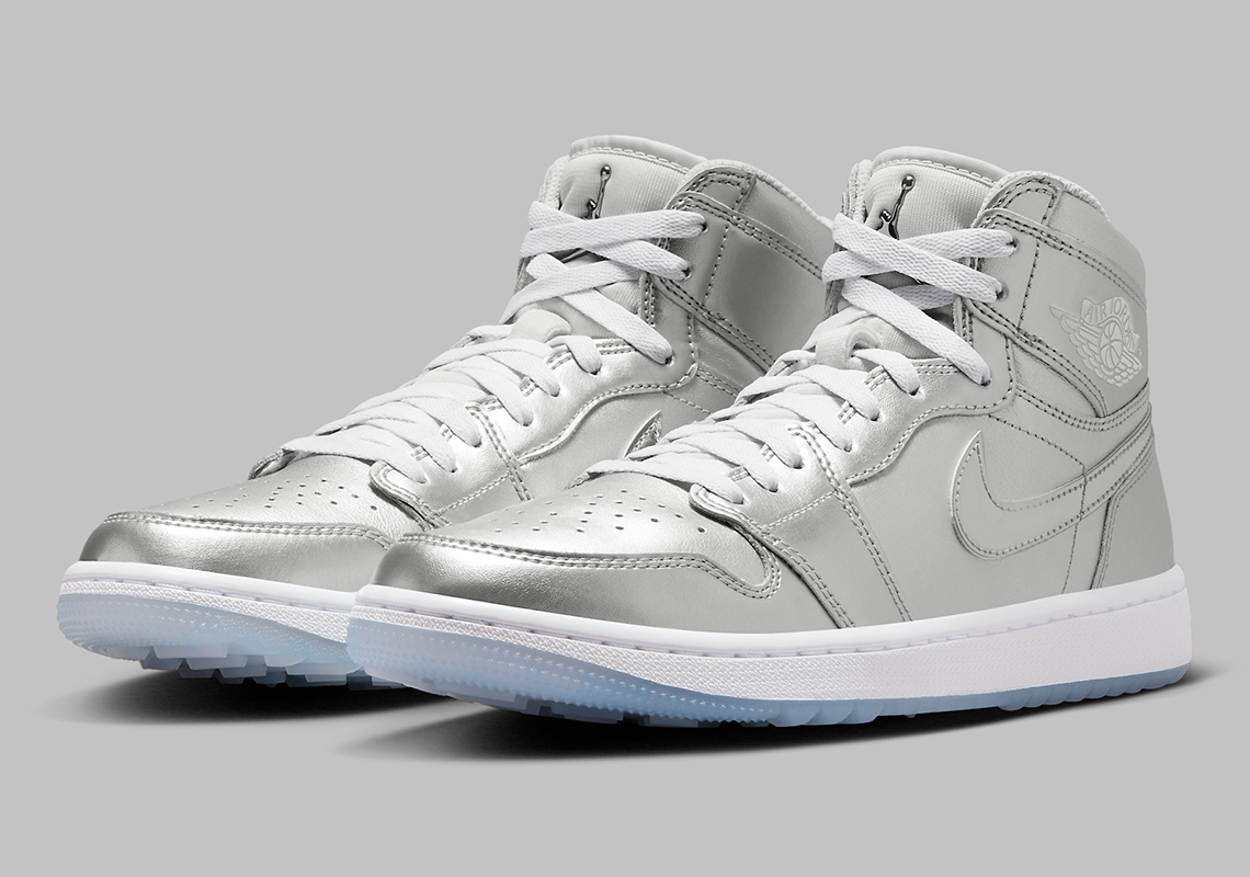 Air Welt jordan 1 High Golf Metallic Silver Chrome Gift Giving Fd6815 001 3