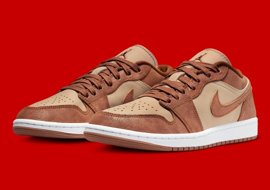 Cracked Suedes Bring The Desert To The Air Jordan 1 Low
