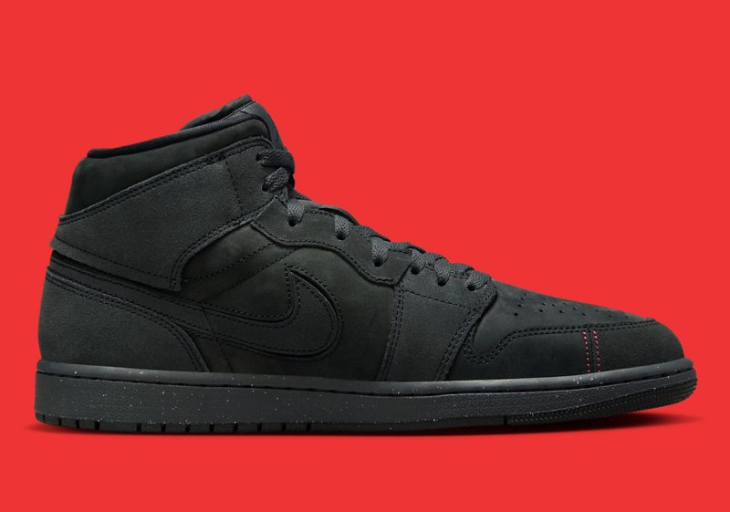jordan1 mid black