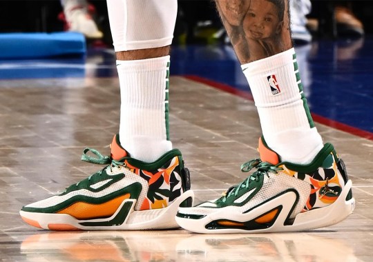Jayson Tatum May Be A Blue Devil, But These Jordan Tatum 1 PEs Are Ready For The Hurricanes