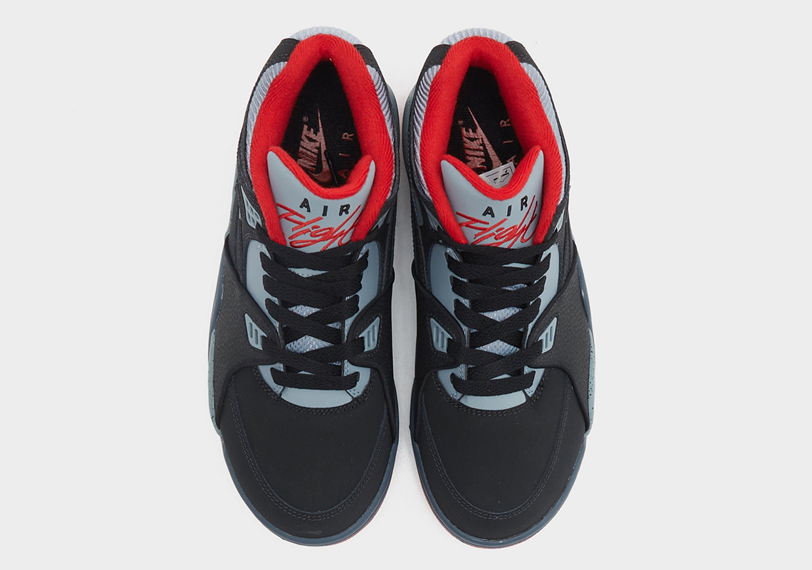 nike air flight 89 black red grey 2024 4