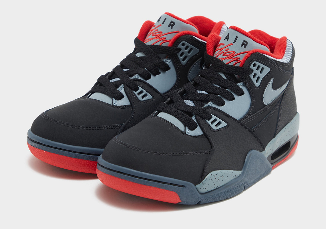 Nike Air Flight 89 Black Red Grey 2024 5