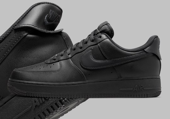 Available Now: Flee The Scene Faster With The Black Air Force 1 FlyEase