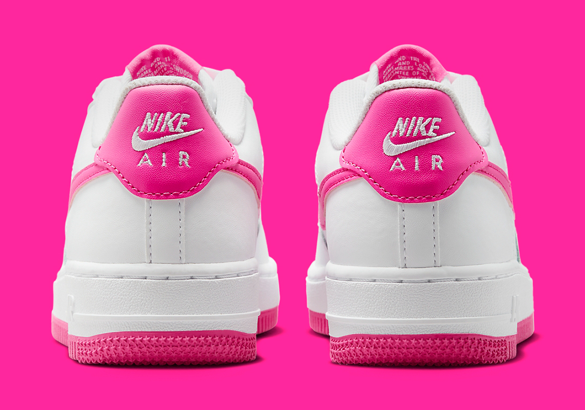 Nike nike roshe run slip on shoes for men Gs White Pink Fv5948 102 8
