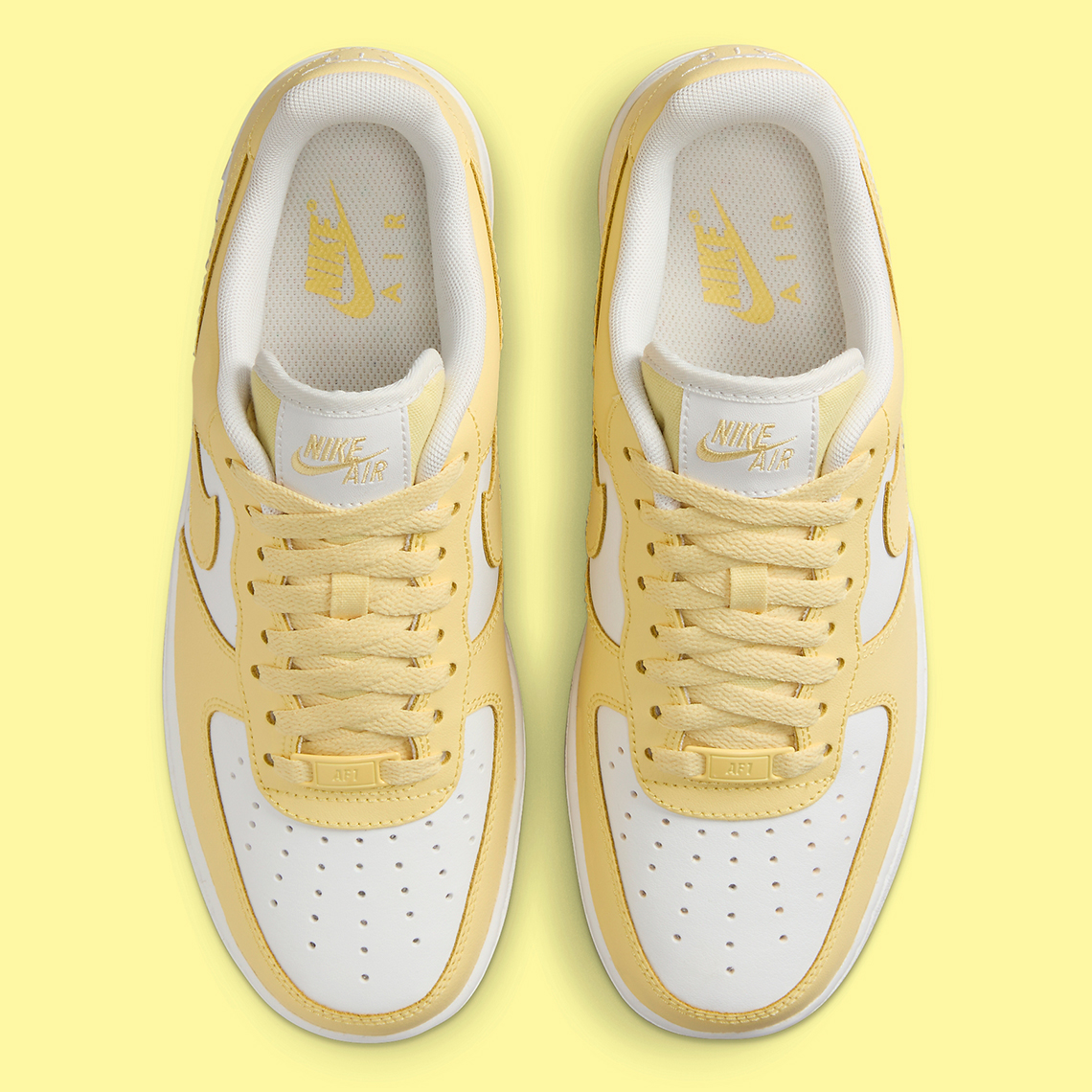 Nike Air Force 1 Low Lemon Yellow White Hf0119 700 7