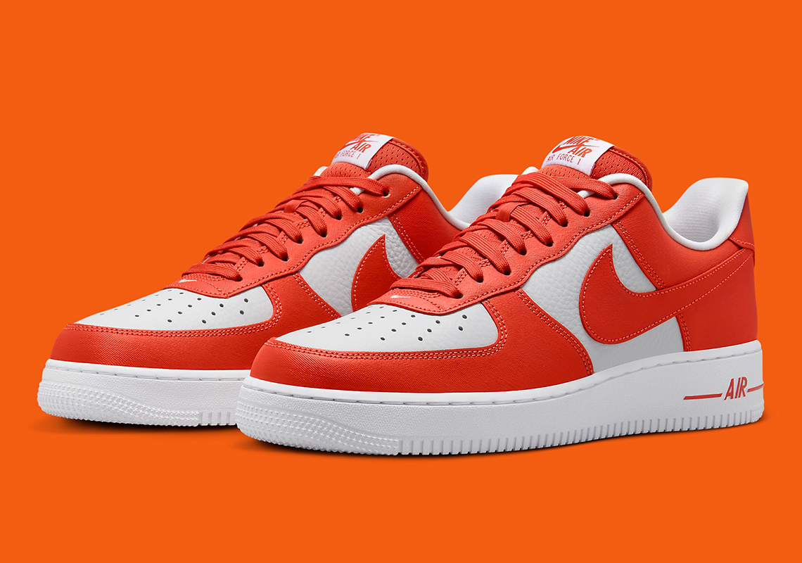 The Latest Nike Air Force 1 Low Comes Anchored In "Orange Sport Canvas"