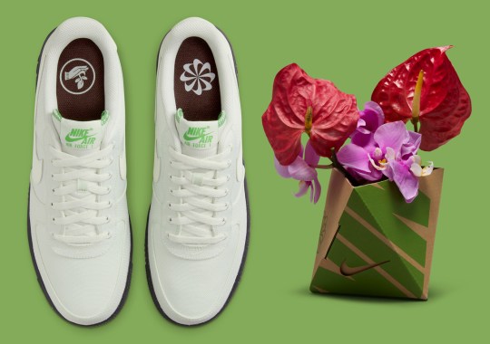 This and Nike Air Force 1 Comes With A Makeshift Flower Vase