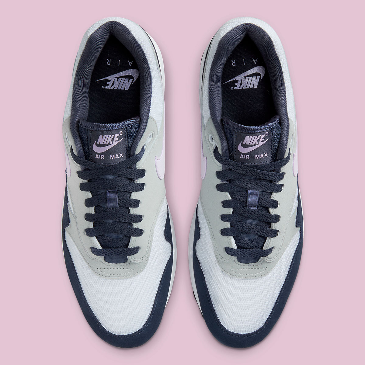 Nike Air Max 1 Football Grey Lilac Bloom Fd9082 001 1