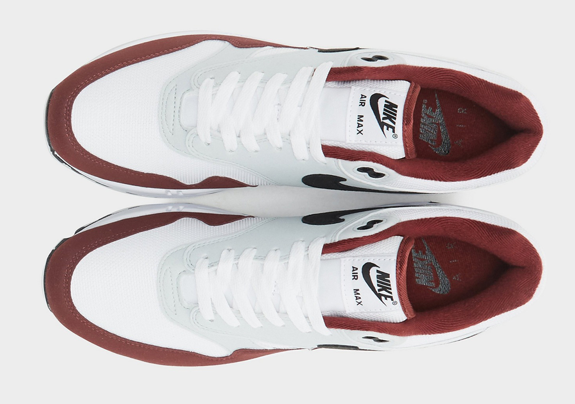 Commander NIKE Air Max 1 white/black/dark team red/pure platinum