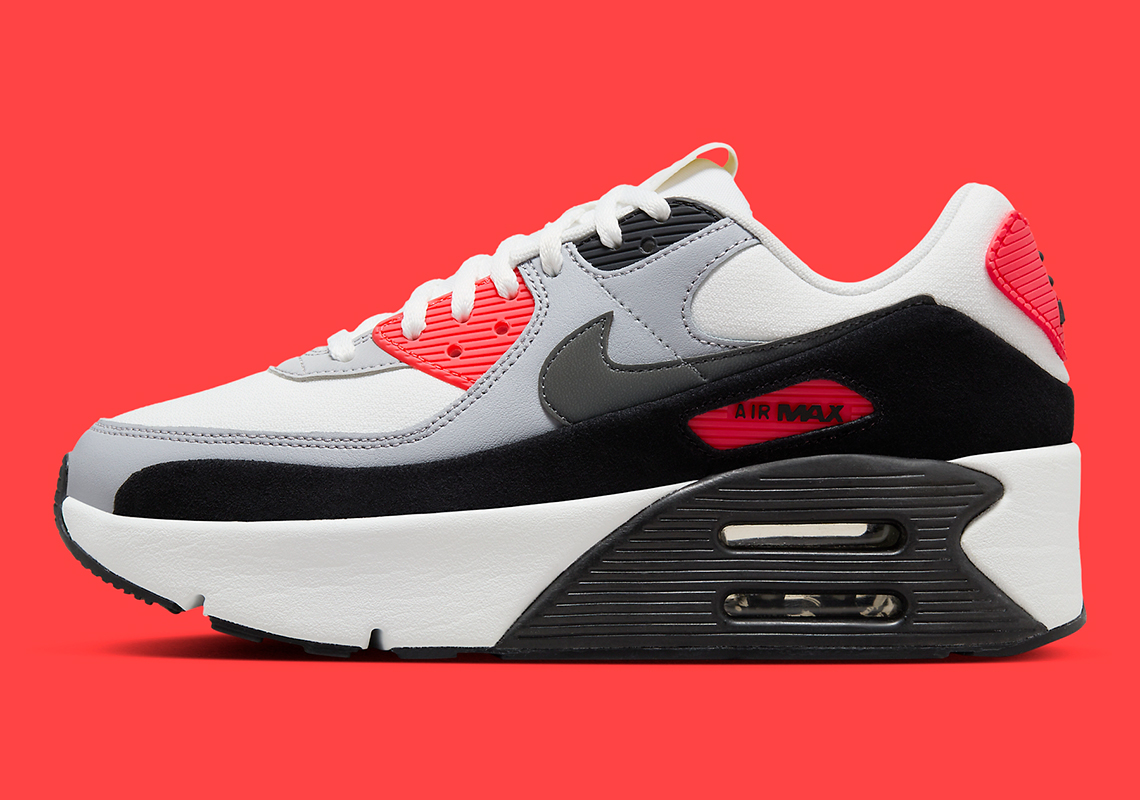 Double Trouble: Nike's Iconic Air Max 90 "Infrared" Reappears With Stacked Air Bubbles