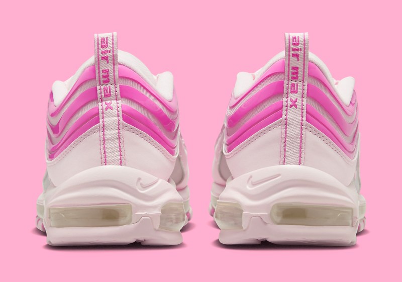 womens pink and white air max 97