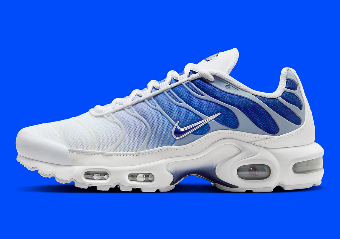 Nike tn cheap white blue