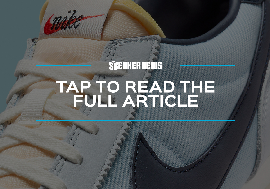 Blue Denim Twill Gives The Nike Cortez A Rugged Appeal