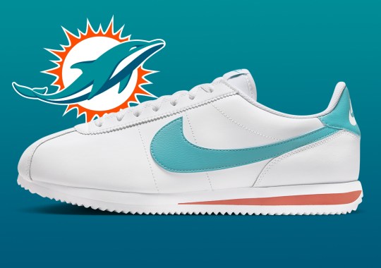 Fins Up; This Nike Cortez Is Perfect For Miami Dolphins Fans