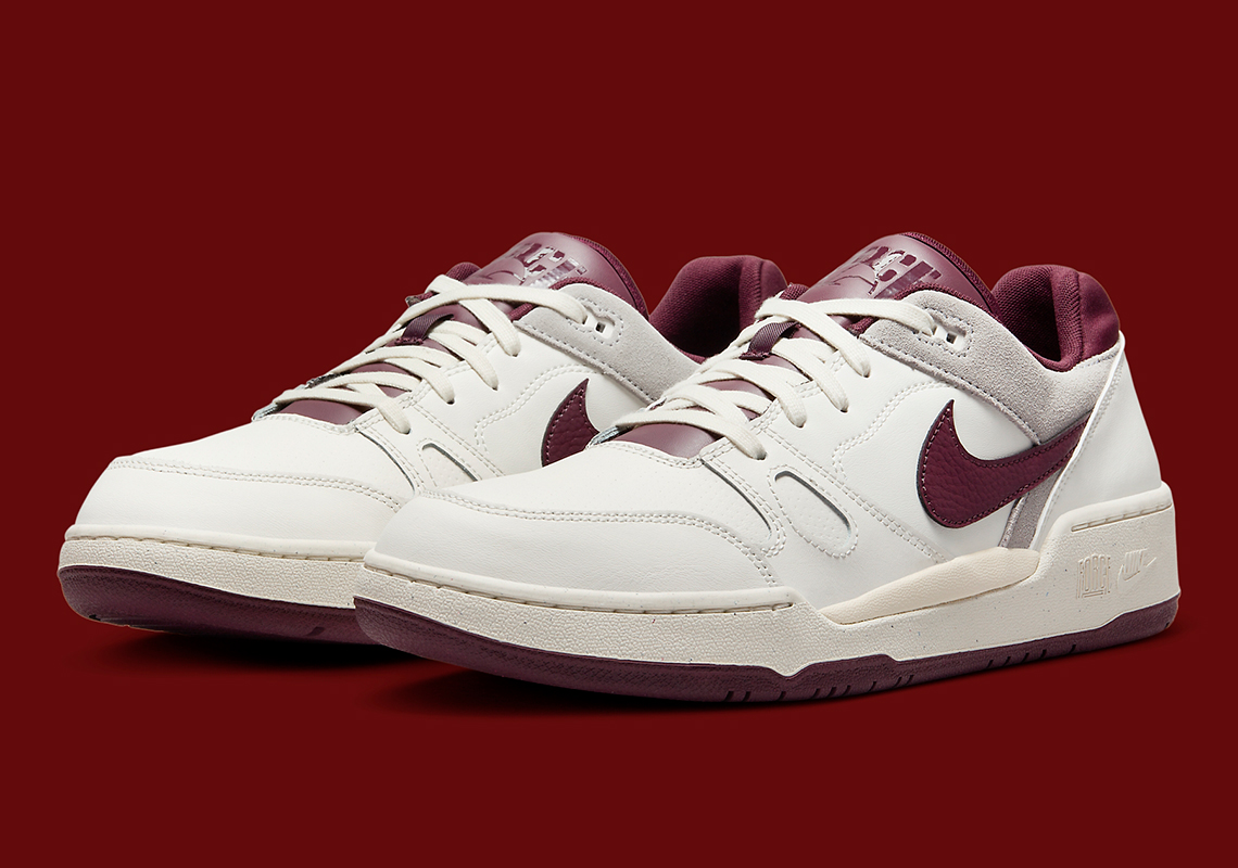 Nike’s 80s-Inspired Full Force Low Reappears In “Sail/Burgundy”