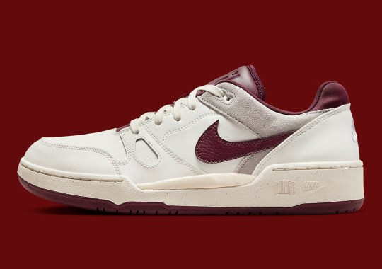 Nike’s 80s-Inspired Full Force Low Reappears In “Sail/Burgundy”