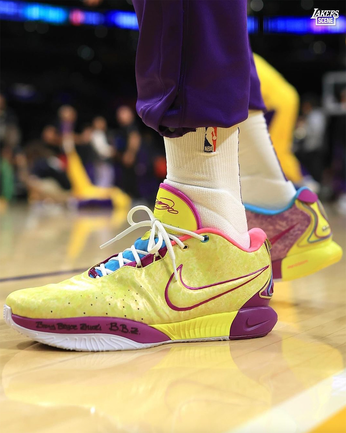 Nike LeBron 21 Lakers PE SneakerNews