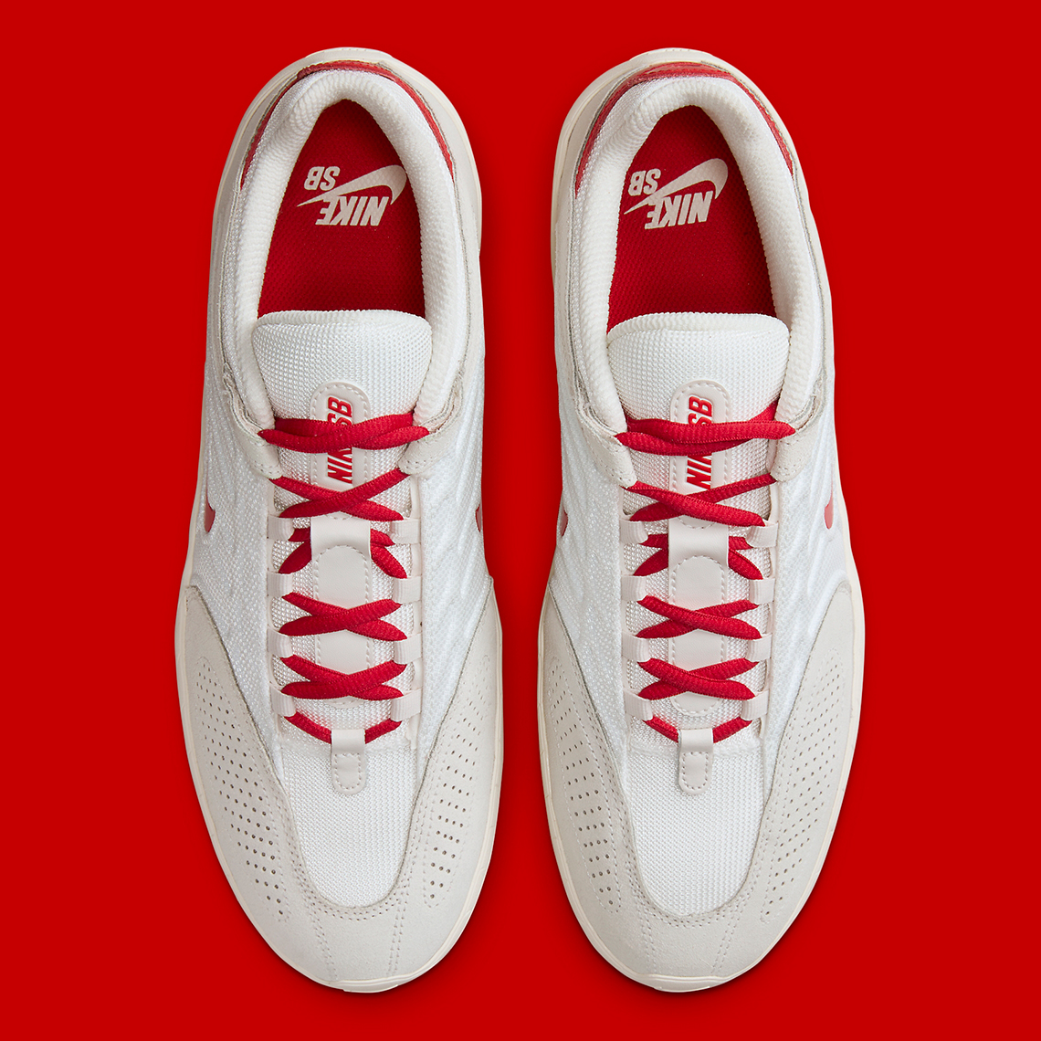 Nike Sb Vertebrae White University Red Fd4691 10 4