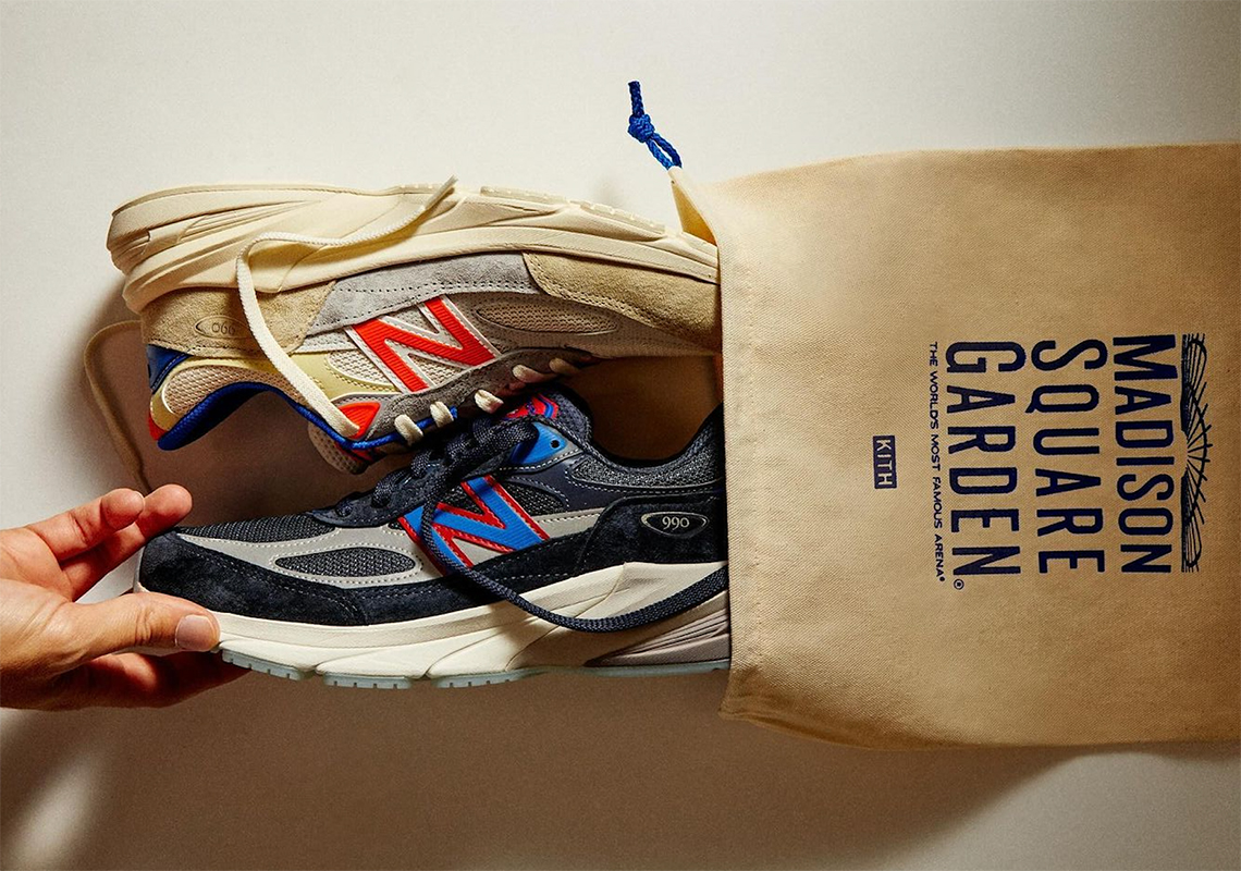 Ronnie Fieg Kith The New Balance Sort 997 Sport Looks Bold with Blue Madison Square Garden 4