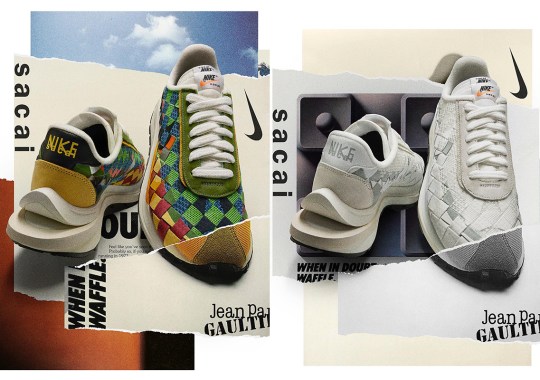 sacai And Jean Paul Gaultier Team Up To Deliver Woven Vaporwaffles