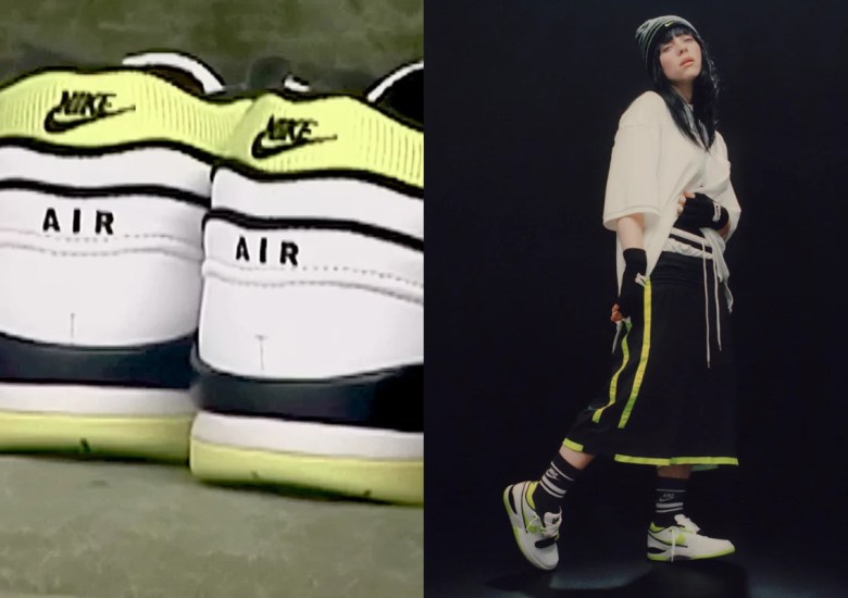 billie eilish green nikes