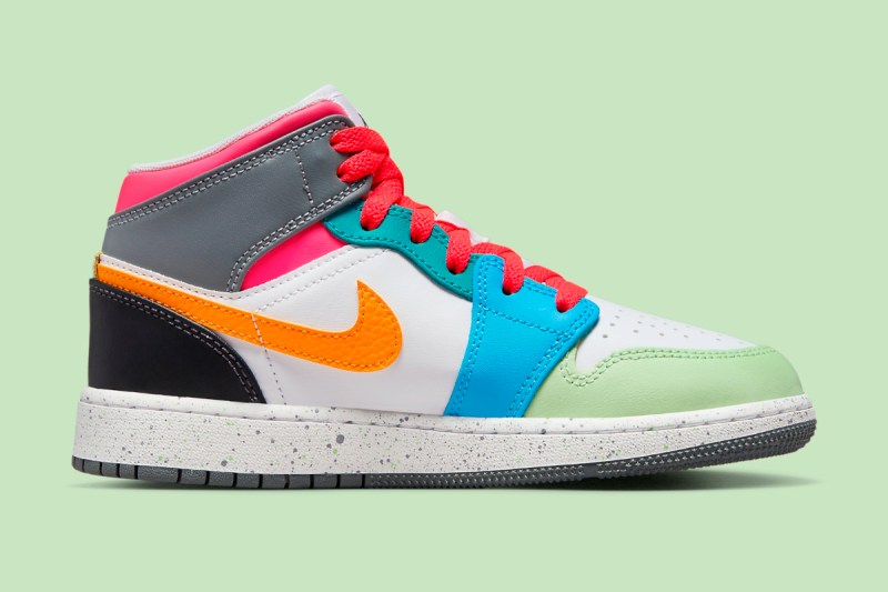 A Multi-color Finish Hits This Kid's Air Jordan 1 | Sneaker News