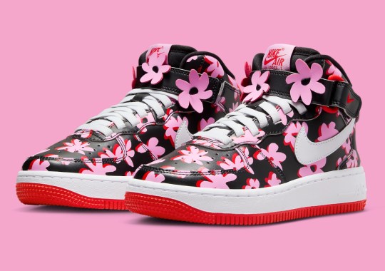Flowers Bloom On This Kid’s Nike Air Force 1 Mid Before Of Spring 2024
