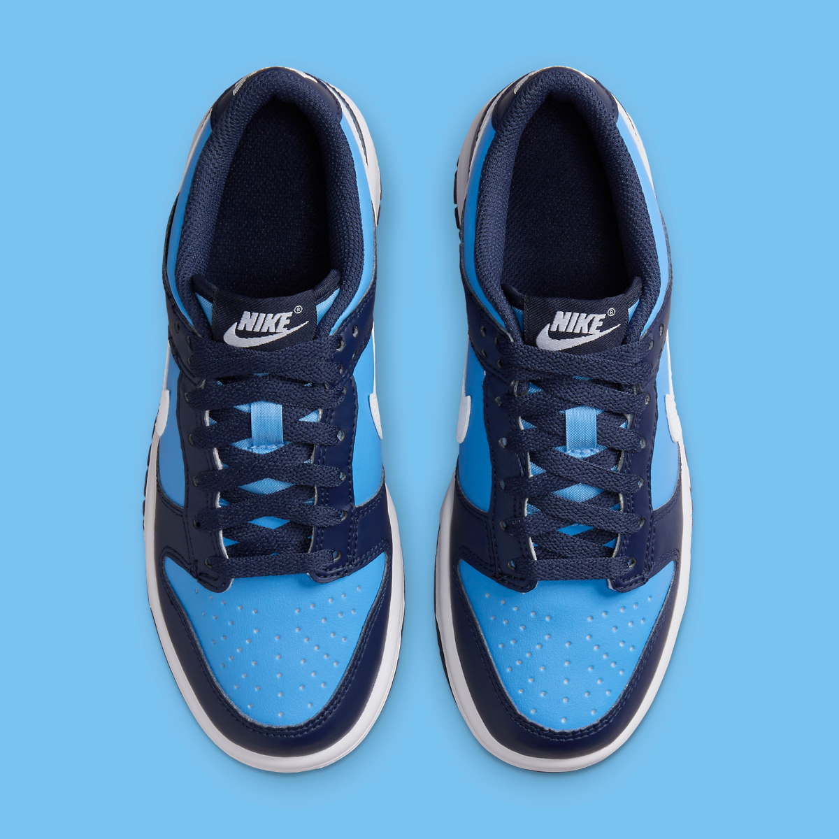Kids Nike Dunk Low Blue Navy Hf0031 400 7