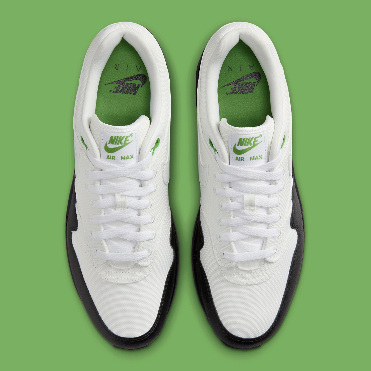 Nike Air Max 1 White Black Chlorophyll 2024 8