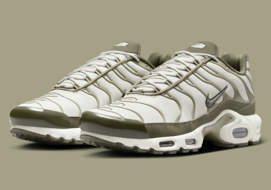 "Light Bone/Neutral Olive" Returns To The Nike Air Max Plus