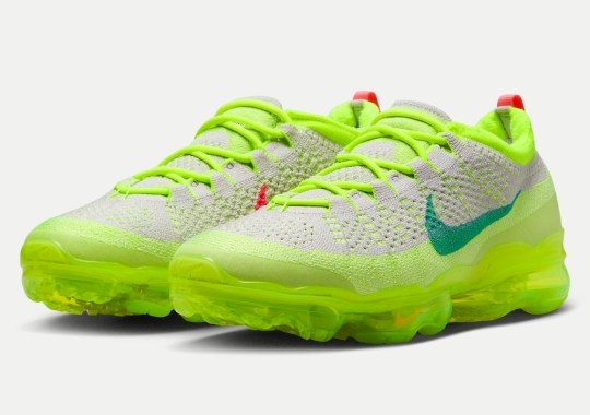 Mismatched Swooshes Share This “Volt”-Covered Nike Vapormax Flyknit 2023