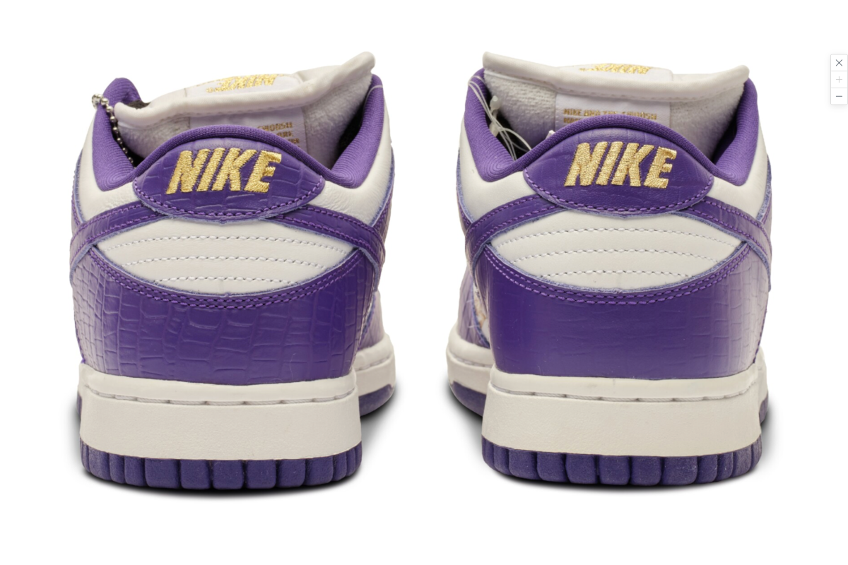 Sothebys Auction Supreme Purple michael Nike SB Dunk Low Sample 1
