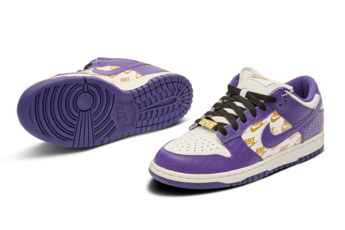 Sothebys Auction Supreme Purple michael Nike SB Dunk Low Sample 3